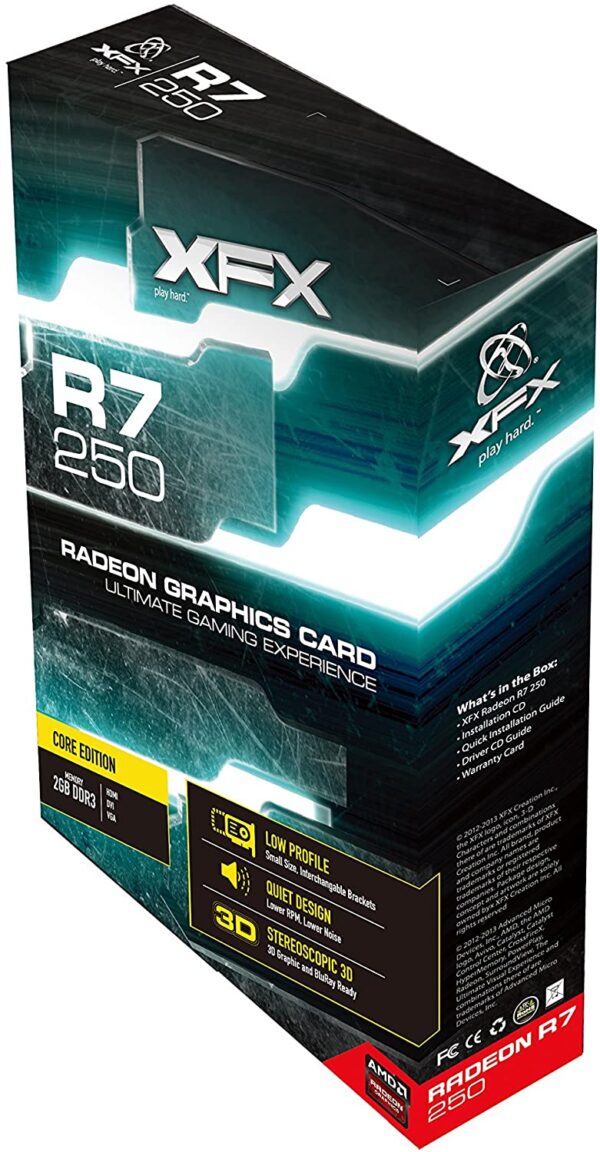 XFX R7 250 graphics card